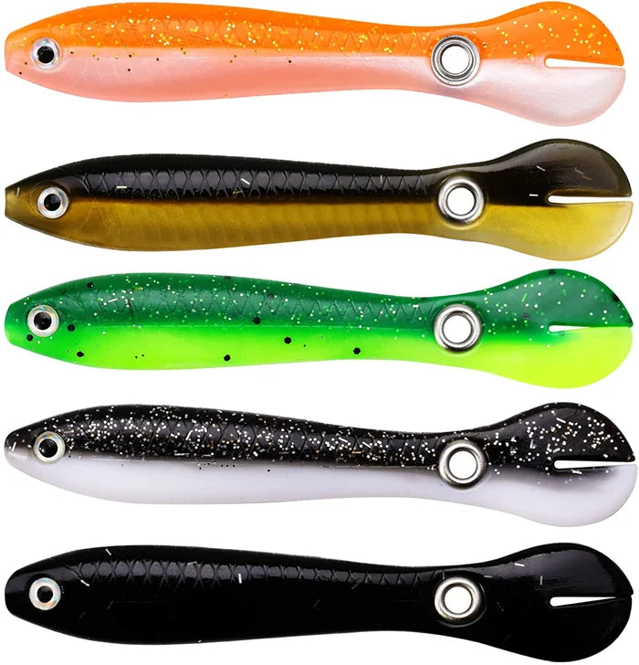 Reusable Soft Bionic Fishing Lures ( 5 Pcs Pack )