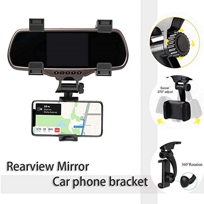 Car Rearview Mirror Phone Holder