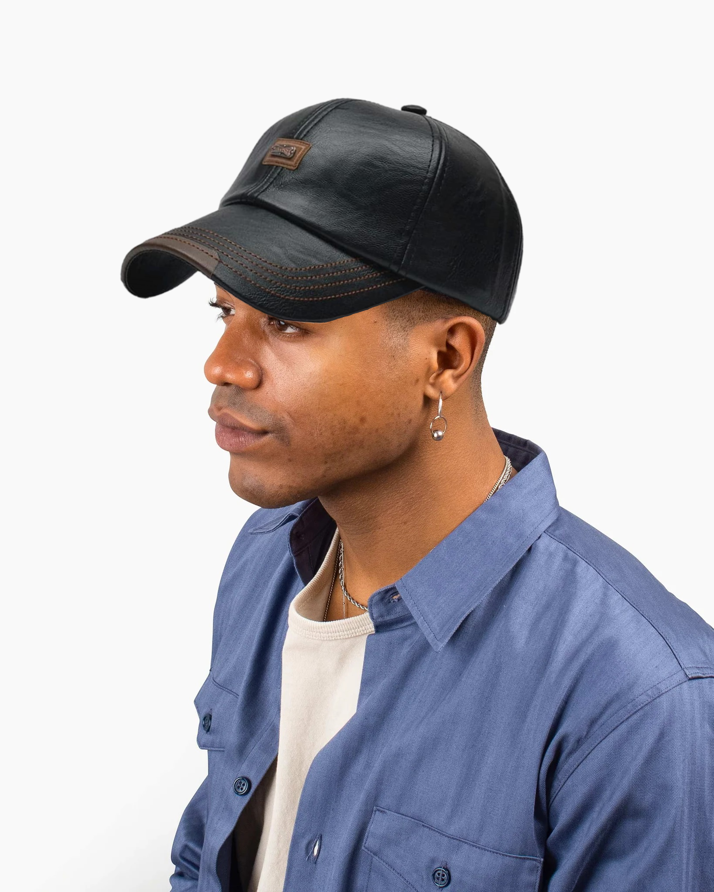 Jamont Leather Baseball Cap