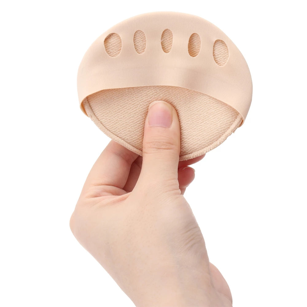 Forefoot Pads for Women High Heels 【2 Pairs Beige + 2 Pairs Black】