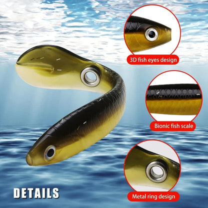 Reusable Soft Bionic Fishing Lures ( 5 Pcs Pack )