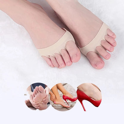 Forefoot Pads for Women High Heels 【2 Pairs Beige + 2 Pairs Black】