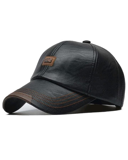 Jamont Leather Baseball Cap