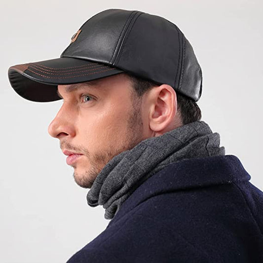 Jamont Leather Baseball Cap